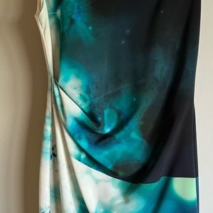 Elie Tahari ruched cocktail dress